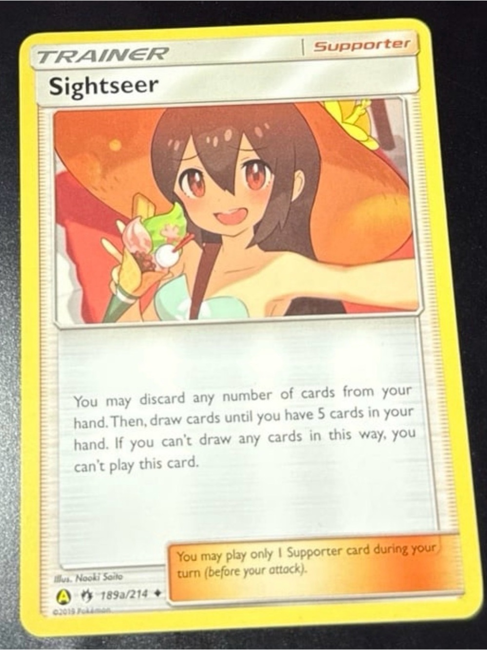 Sightseer 189a/214 Rare 2019 released Alternate art promos English non-HoloFoil